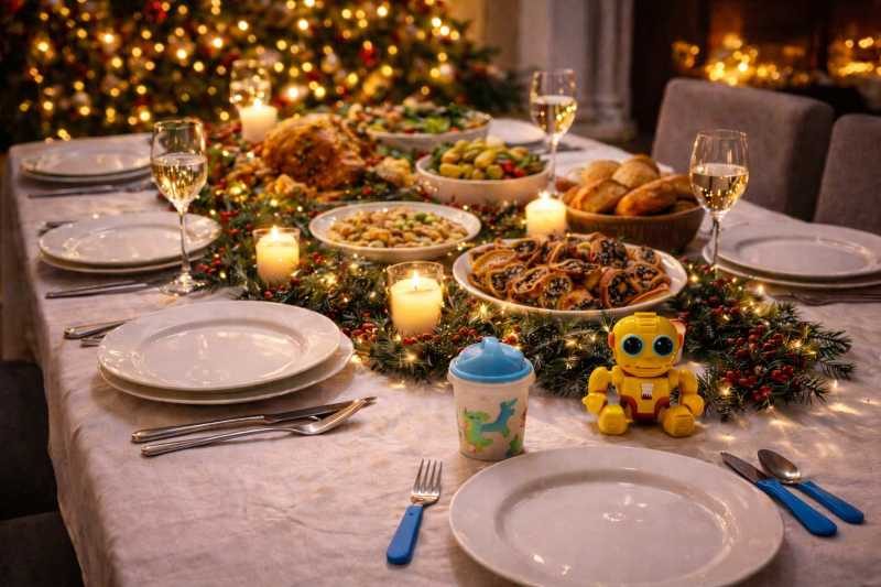 Gyólay Karolina: Családi áldás című vers illusztrációja a Múzsák Könyvtárában