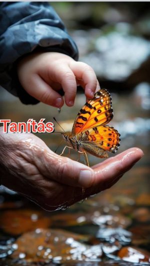 Fekete Ida Virág: Pillangóhála című mese illusztrációja a Múzsák Könyvtárában