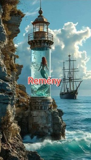 Kendi: A kristálytorony igérete című novella illusztrációja a Múzsák Könyvtárában.