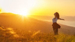 Vasasné Koszla Beáta: Egy cseppnyi boldogság című vers illusztrációja a Múzsák Könyvtárában