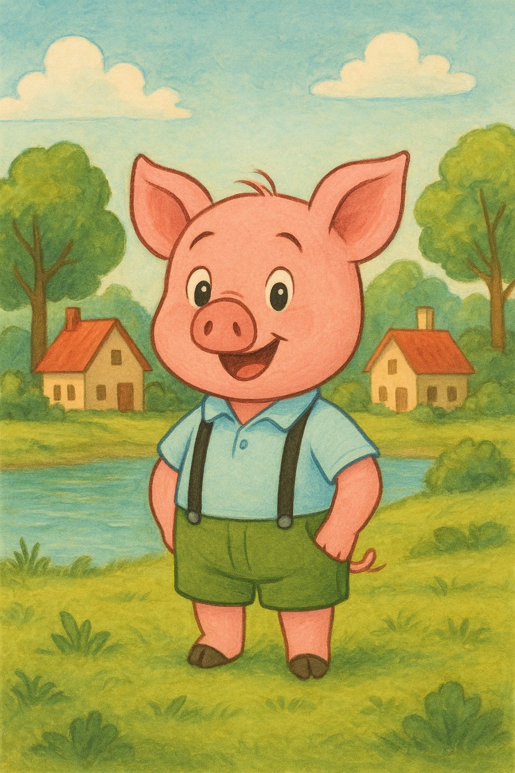 Gáll Zoltán: RÖFI DÖNCI KALANDJAI I.Rész című mese illusztrációja a Múzsák Könyvtárában