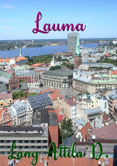 Láng Attila D.: Lauma című Ifjúsági könyvének borítója