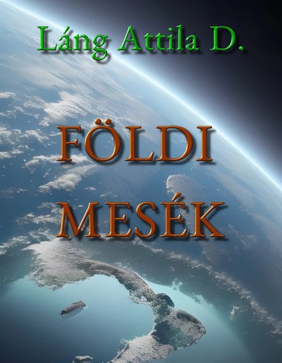 Láng Attila D.: Földi mesék című Ismeretterjesztő könyvének borítója