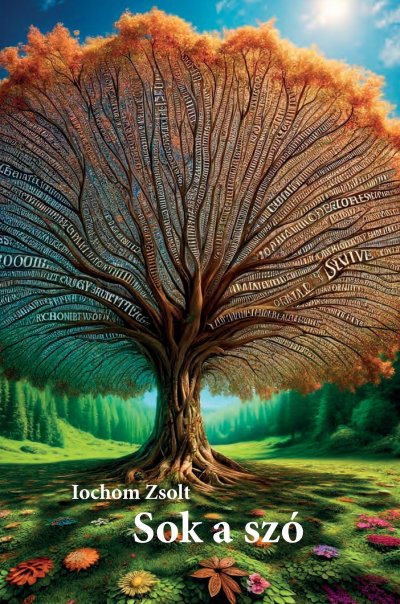 Iochom Zsolt: Sok a szó című Vers könyvének borítója